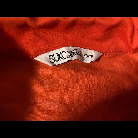 Orange demin jacket - Picture 2 of 2